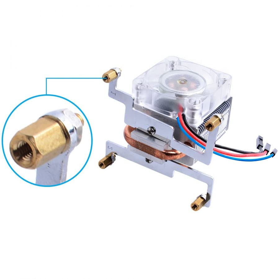 Geeekpi ICE Tower Cooler with RGB Cooling Fan and Heatsink for Raspberry Pi 4B/3