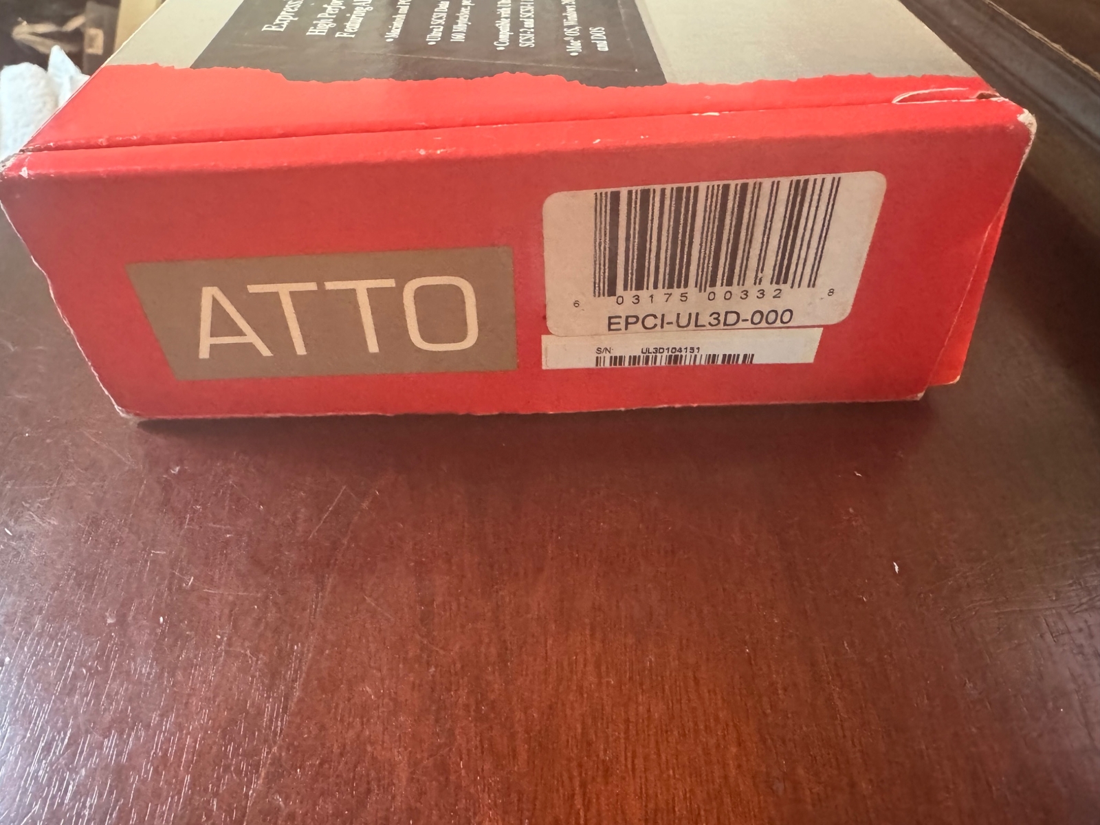 ATTO 0030-03067-01 ATTO – Dual-channel SCSI Adapter, UL3D Express PCI, (b.30)