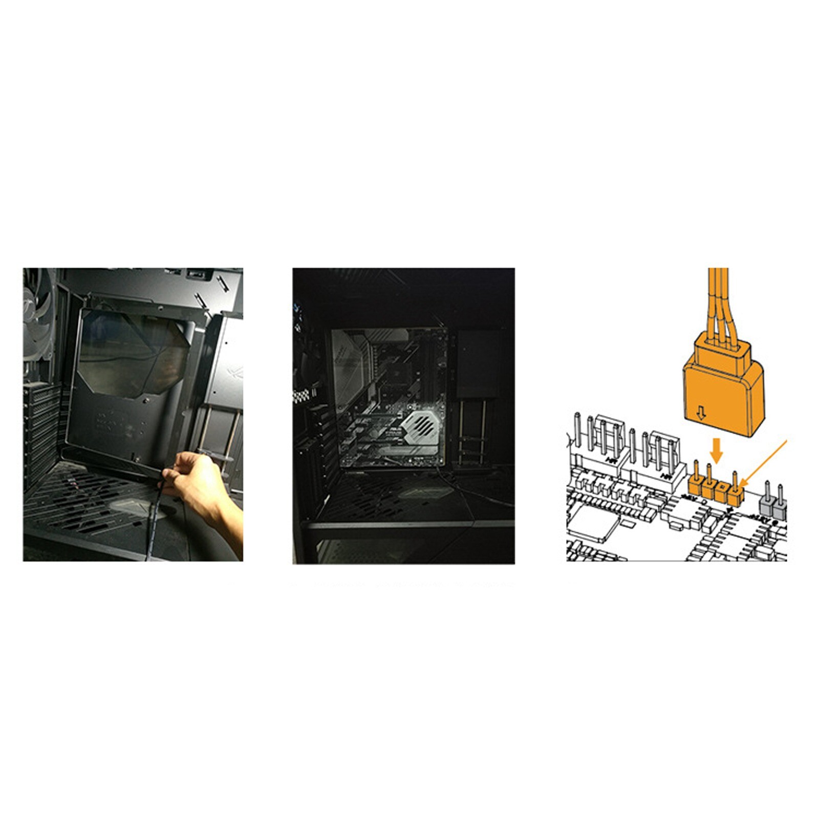 RGB BackLight panel For ATX MATX ITX Gaming Motherboard Aura Sync Decor Light