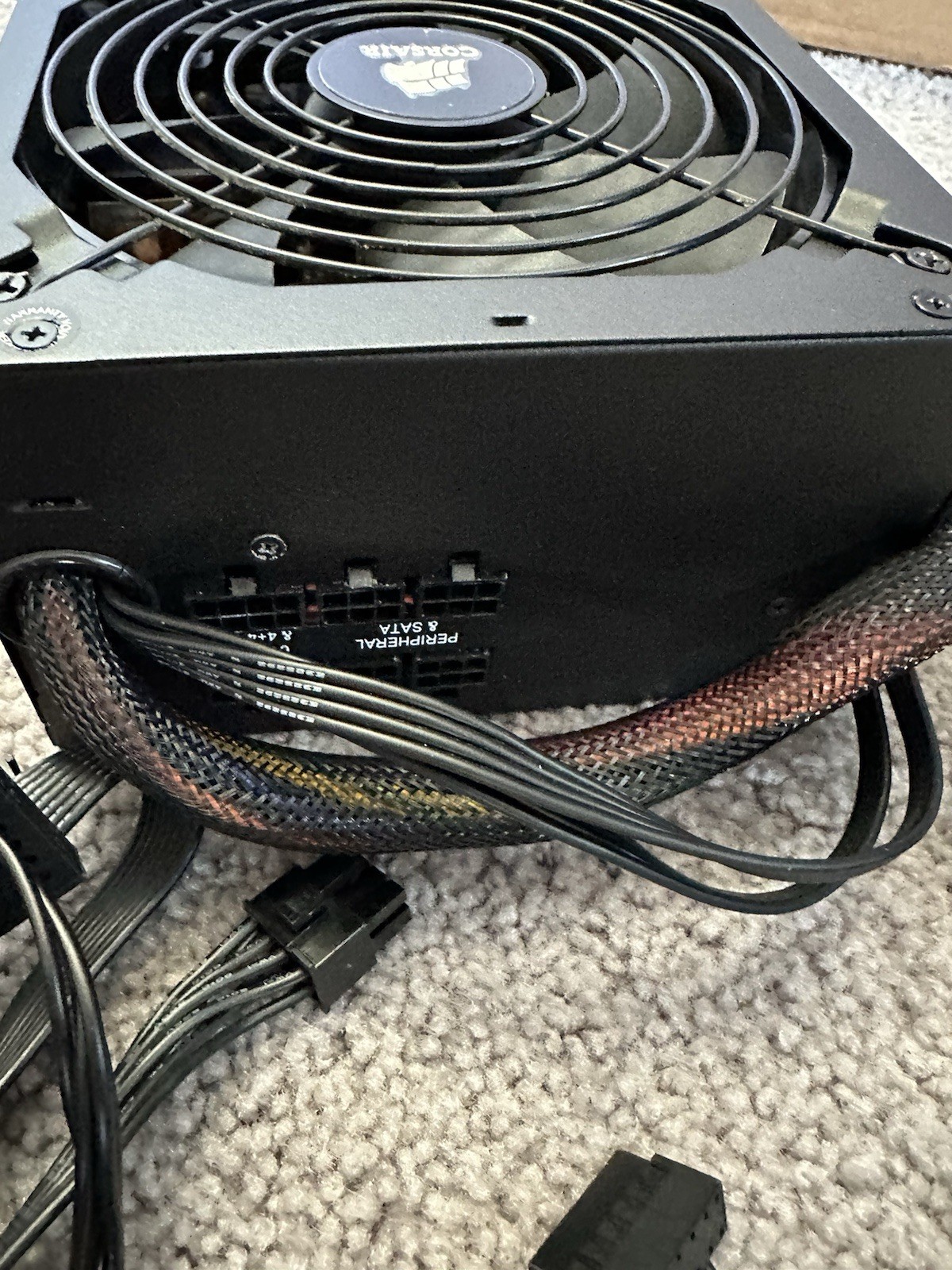 Corsair CX750M Power Supply FOR PARTS NOT Working