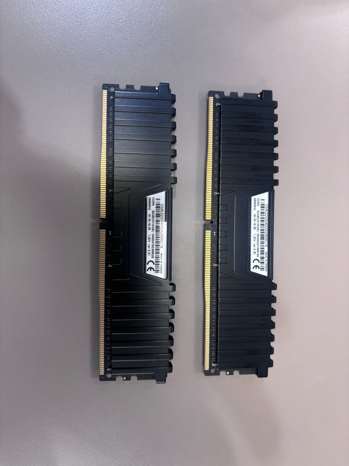 Corsair Vengeance LPX 32GB (2x16GB) DDR4 DRAM 2666MHz (PC4-21300) C16 Ram Memory
