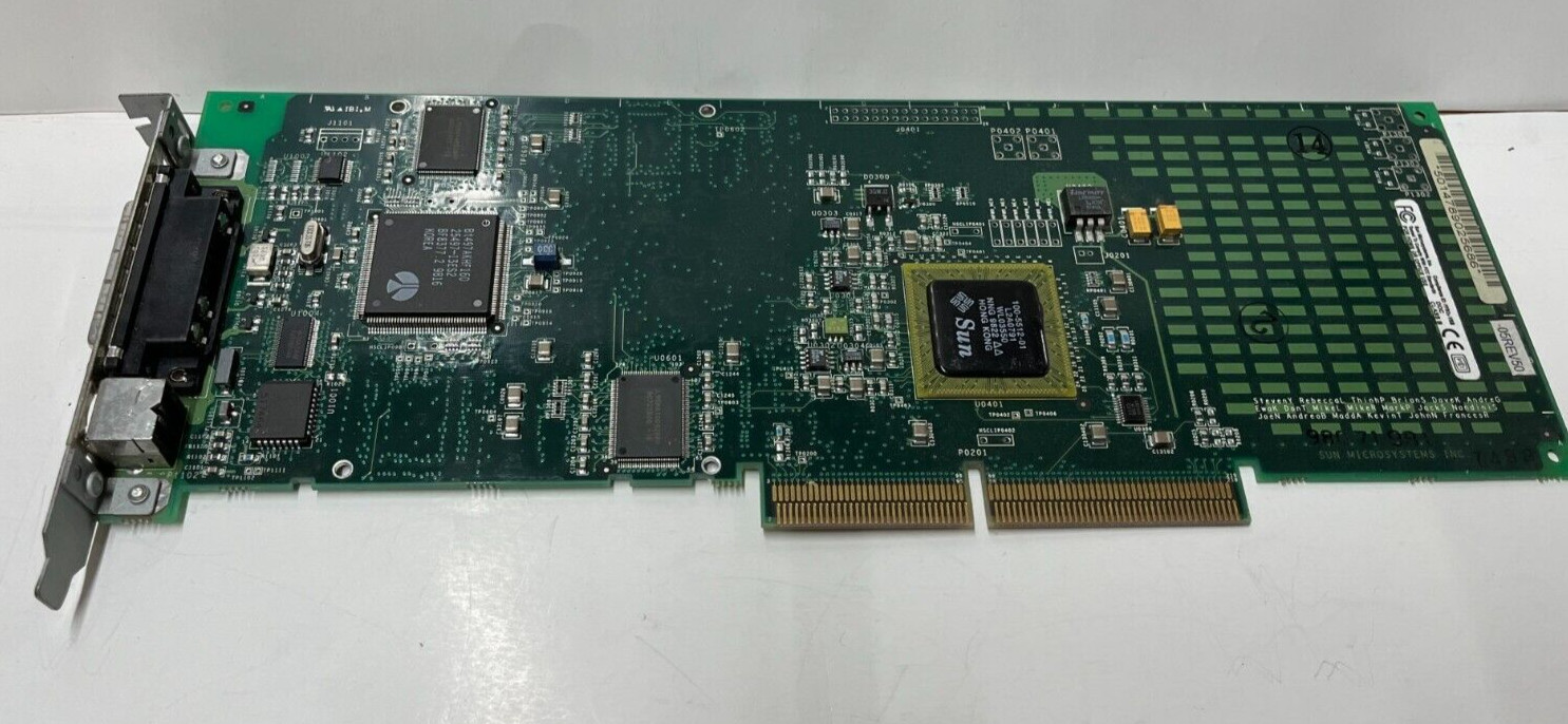 Sun MicroSystems 501-4789 CREATOR 2D/S3 FRAME BUFFER Graphics Card X3662A