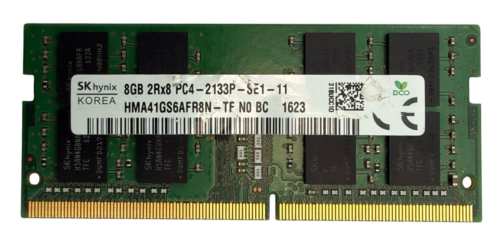 SK Hynix 8GB (1x8GB) PC4-17000 DDR4-2133P SODIMM Laptop Memory HMA41GS6AFR8N-TF