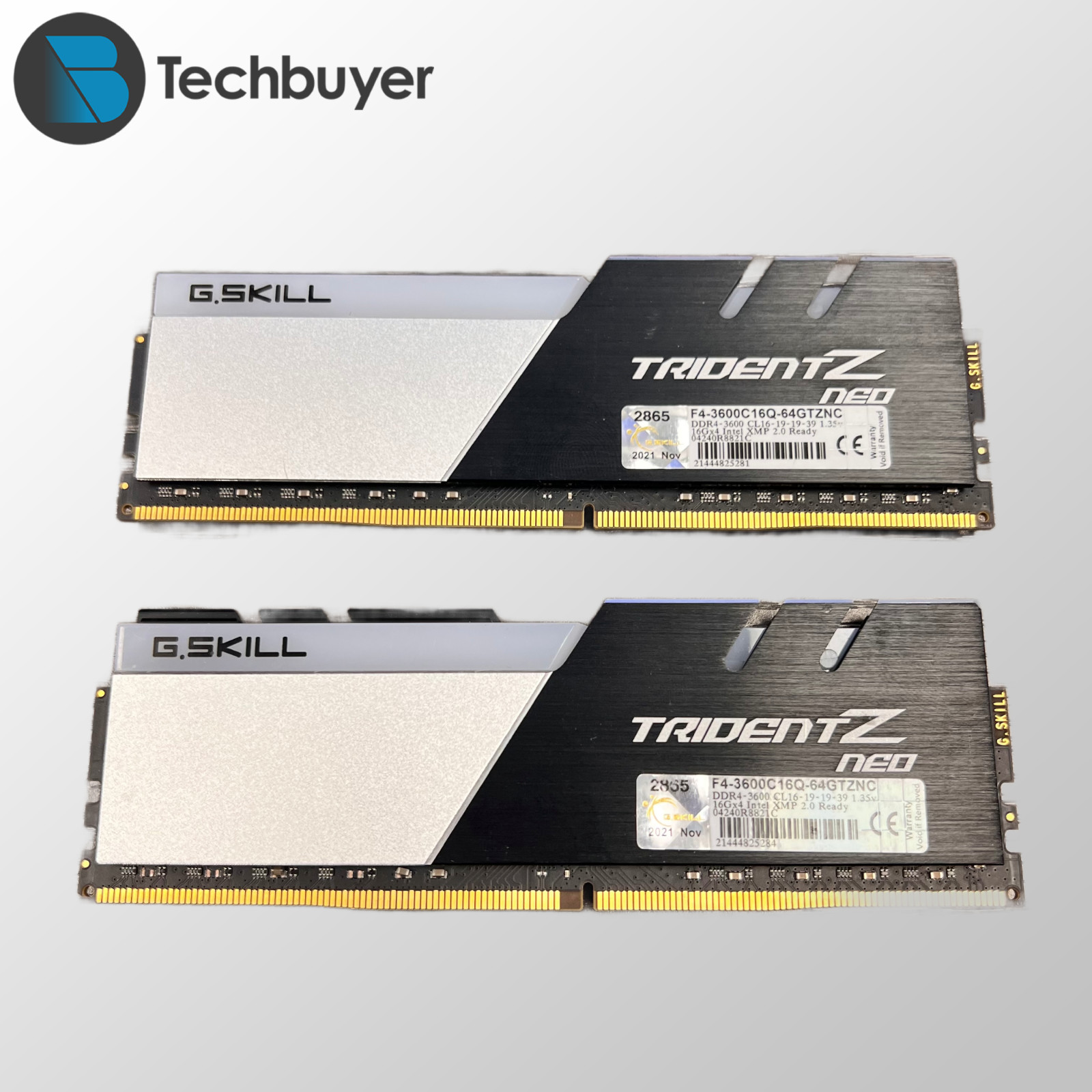 G.SKILL Trident Z 32GB (2*16GB KIT) DDR4 3600 CL16-19-19-39 | TESTED PULLED