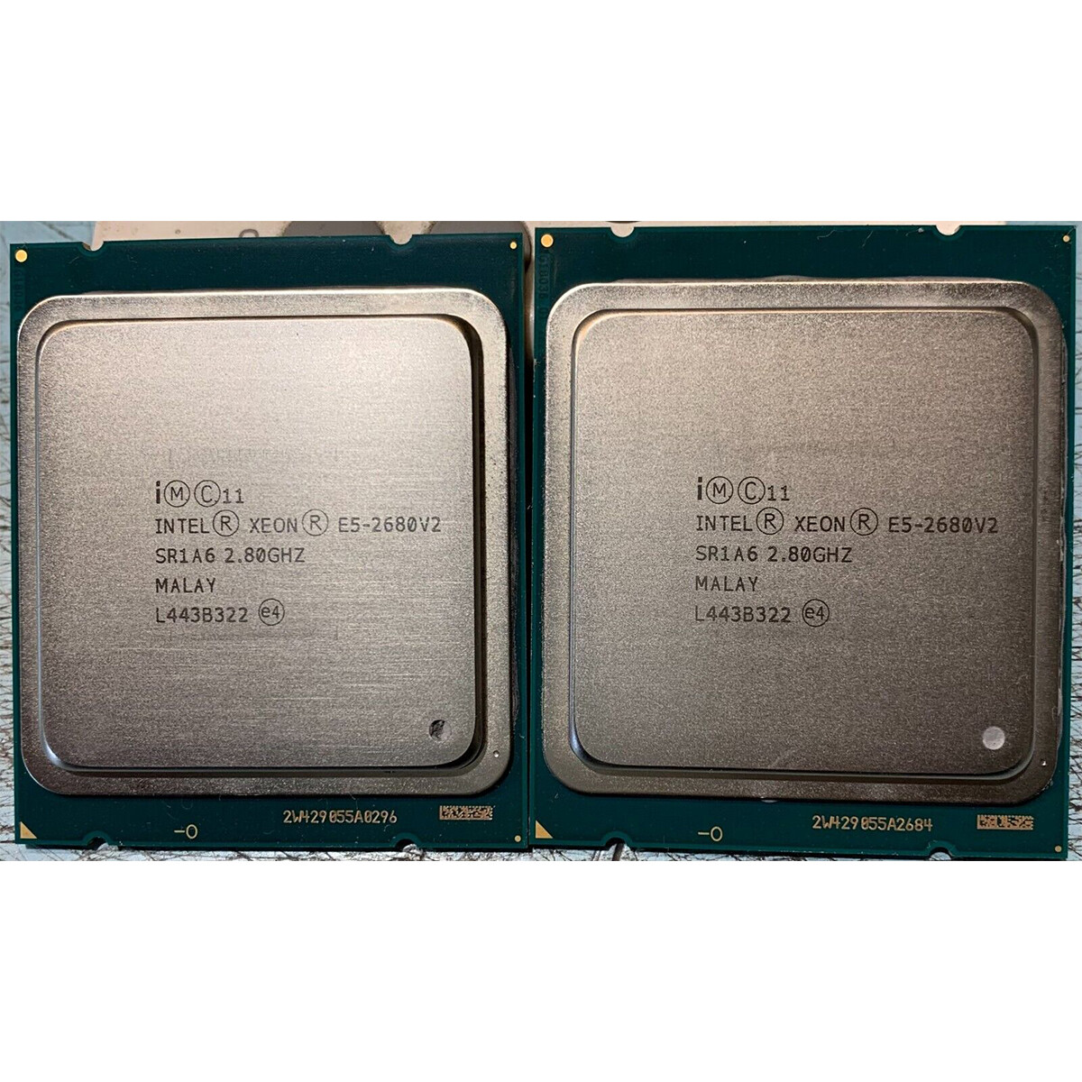 Matched Pair Intel Xeon E5-2697 V2 E5-2690 V2 E5-2680 V2 E5-2670 V2 LGA2011 CPU