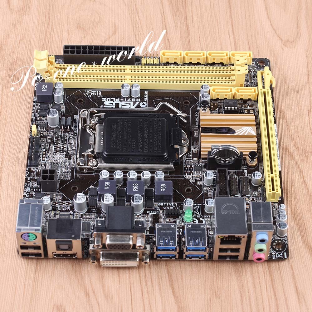 ASUS H87I-PLUS Motherboard LGA 1150 HDMI DVI USB3.0 DDR3 Intel H87 100% working