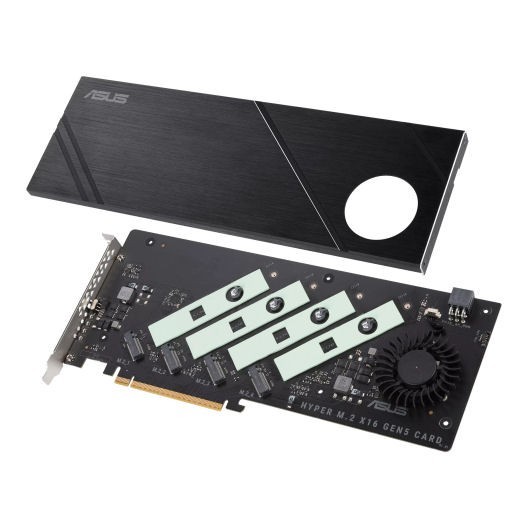 Asus HYPER M.2 X16 GEN5 CARD PCIe 5.0×16 interface for 4xM.2 NVME SSD device