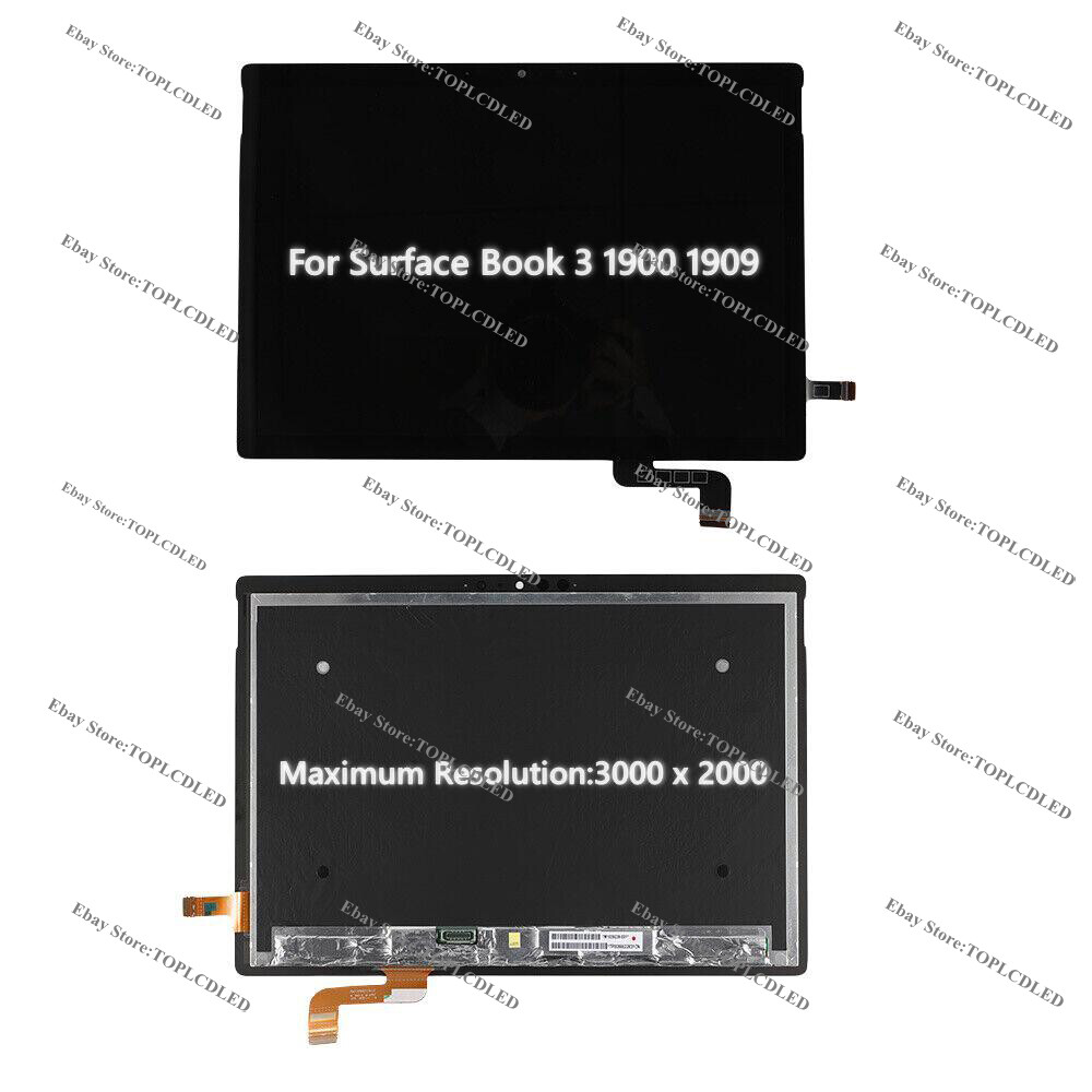 13.5″ Microsoft Surface Book 3 LCD LED Touch Screen Display Assembly 1900 1909