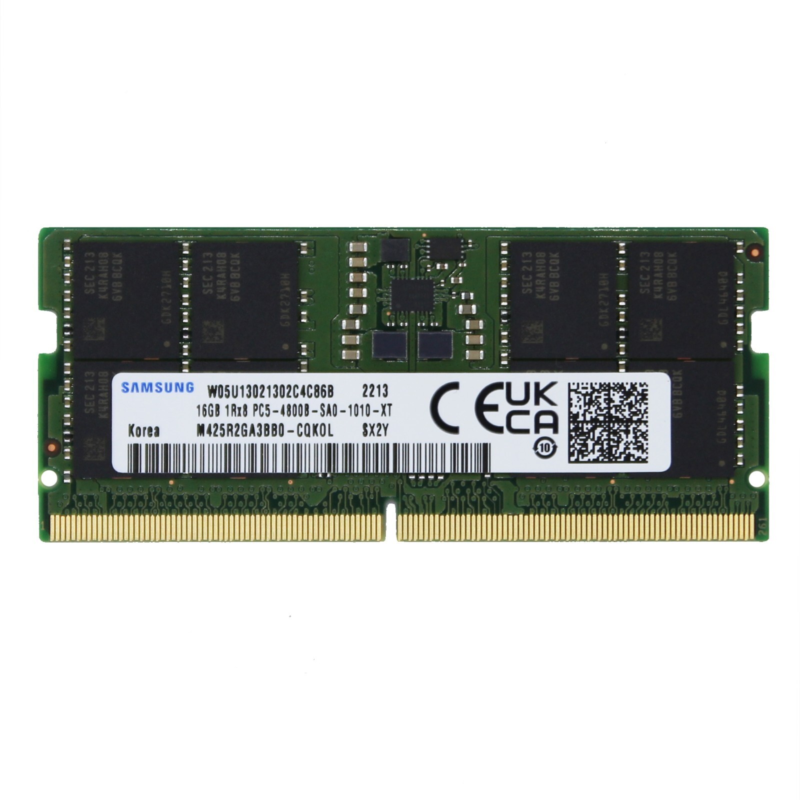 Samsung 1x16GB PC5-38400 DDR5 4800 MHz SODIMM Laptop Memory RAM M425R2GA3BB0-CQK