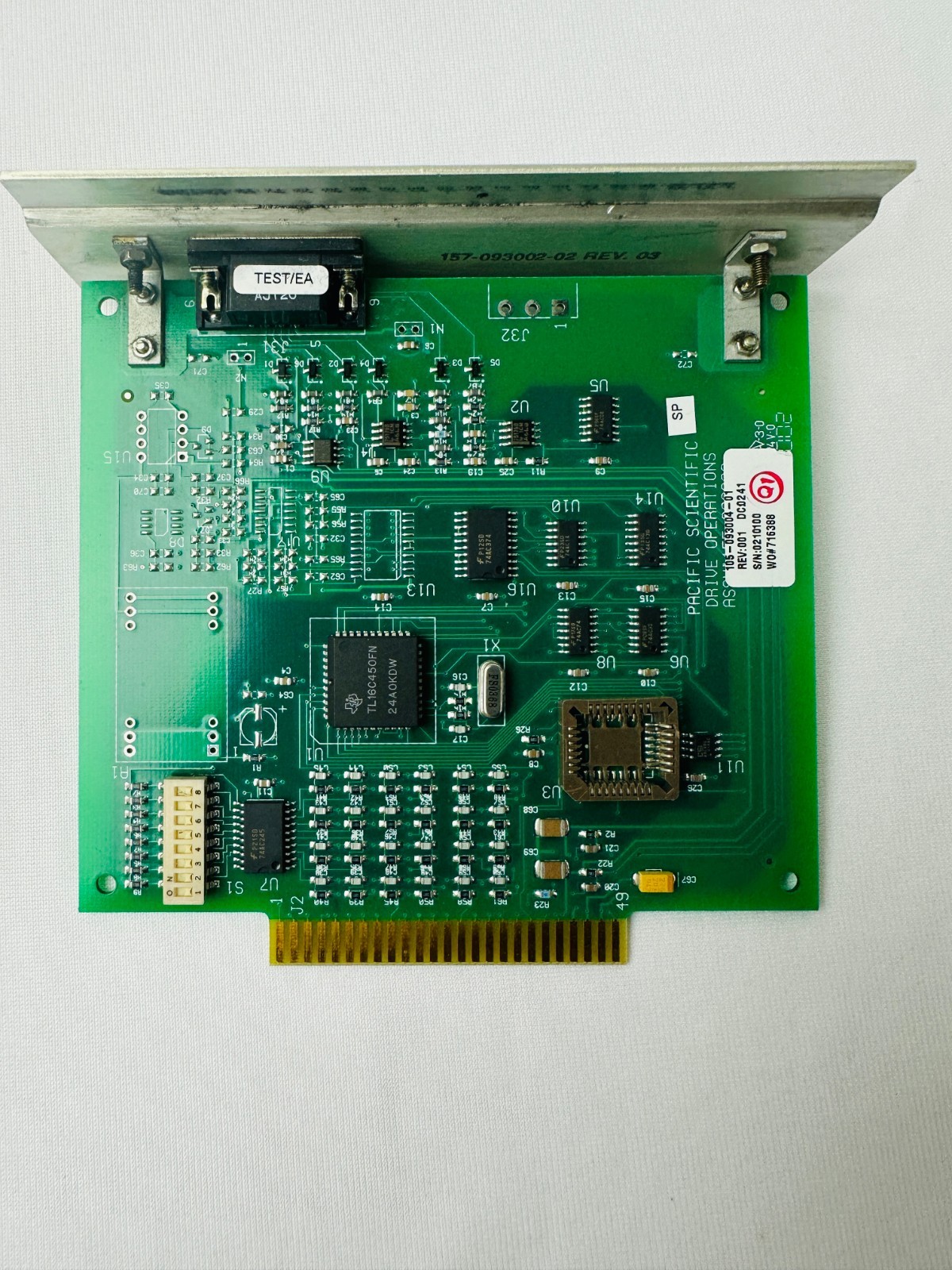 Pacific Scientific OC930-001-00 105-093004-01 Serial Communications Option Card