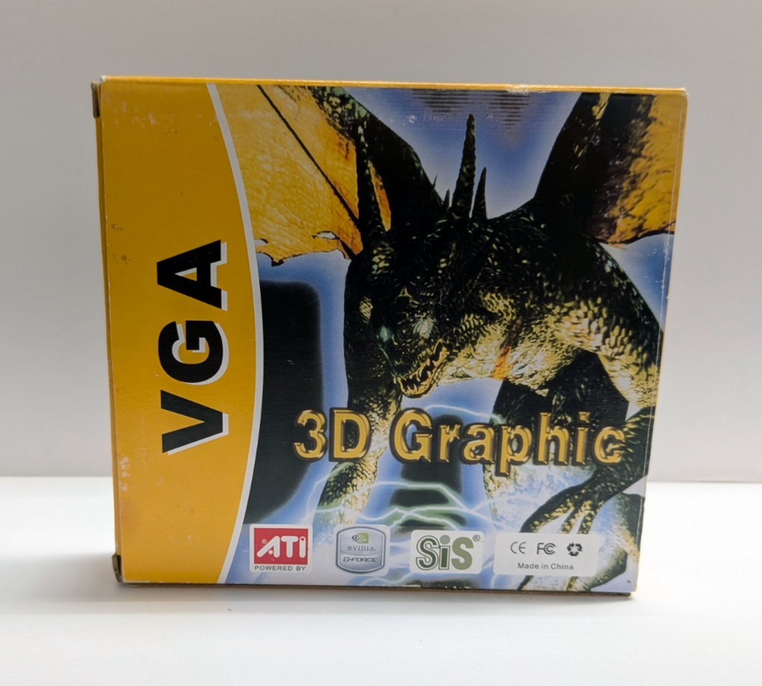 ATI Rage XL 8MB SDR PCI VGA Video Graphics Card Open Box NOS Retro PC