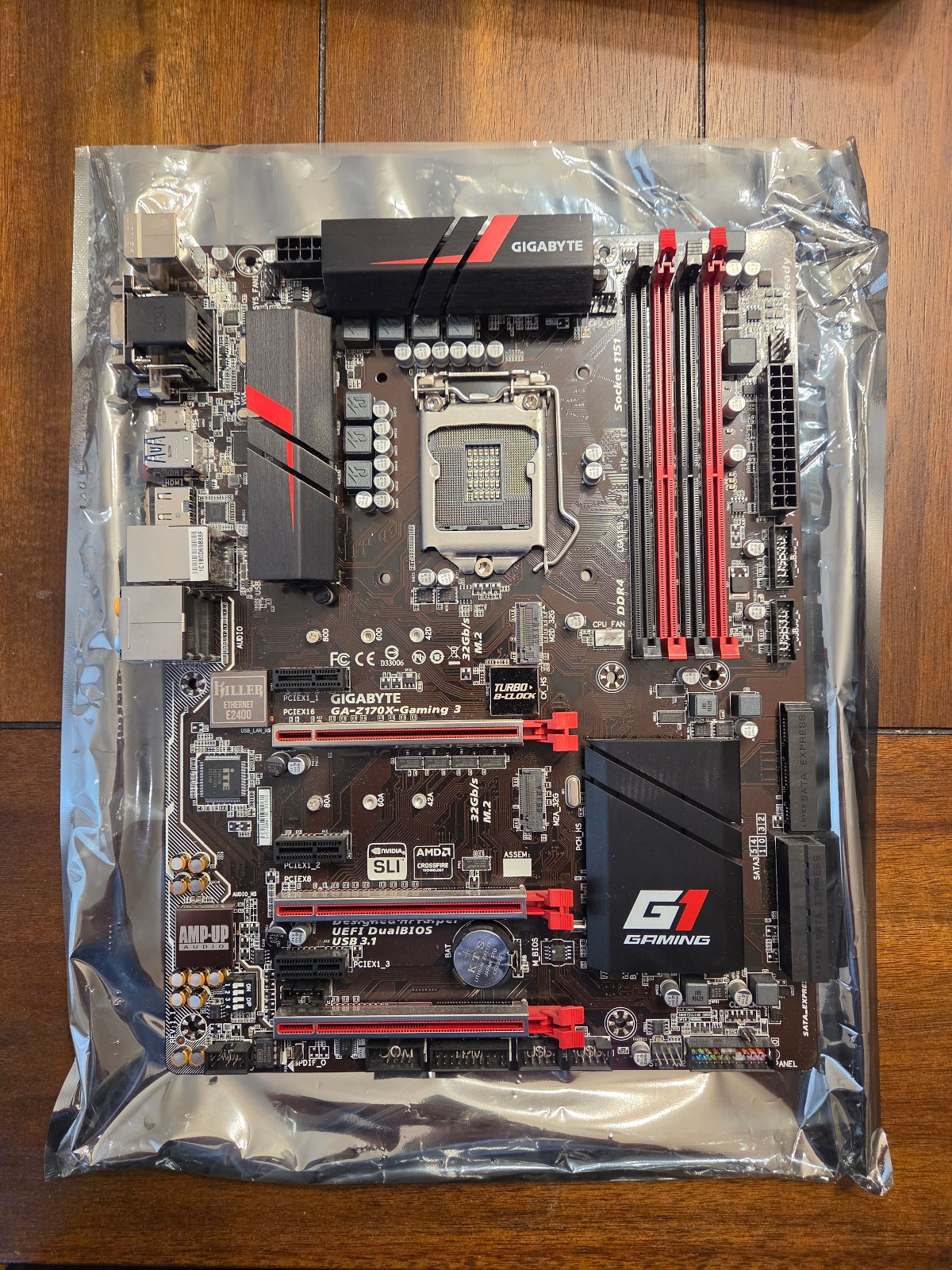 GIGABYTE GA-Z170X-GAMING 3 LGA 1151 Intel Core i5 2 x 4GB RAM Motherboard