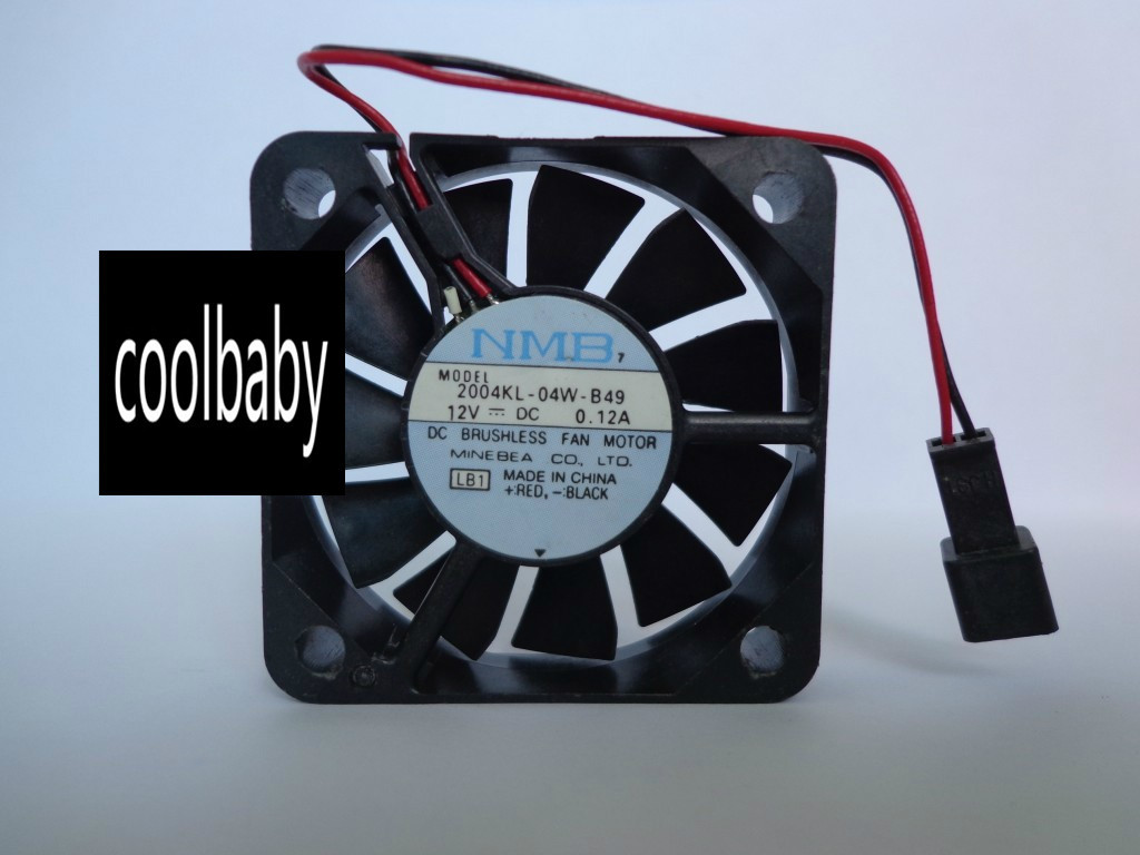 NMB 2004KL-04W-B49 fan 50*50*10mm 2pin 12V 0.12A