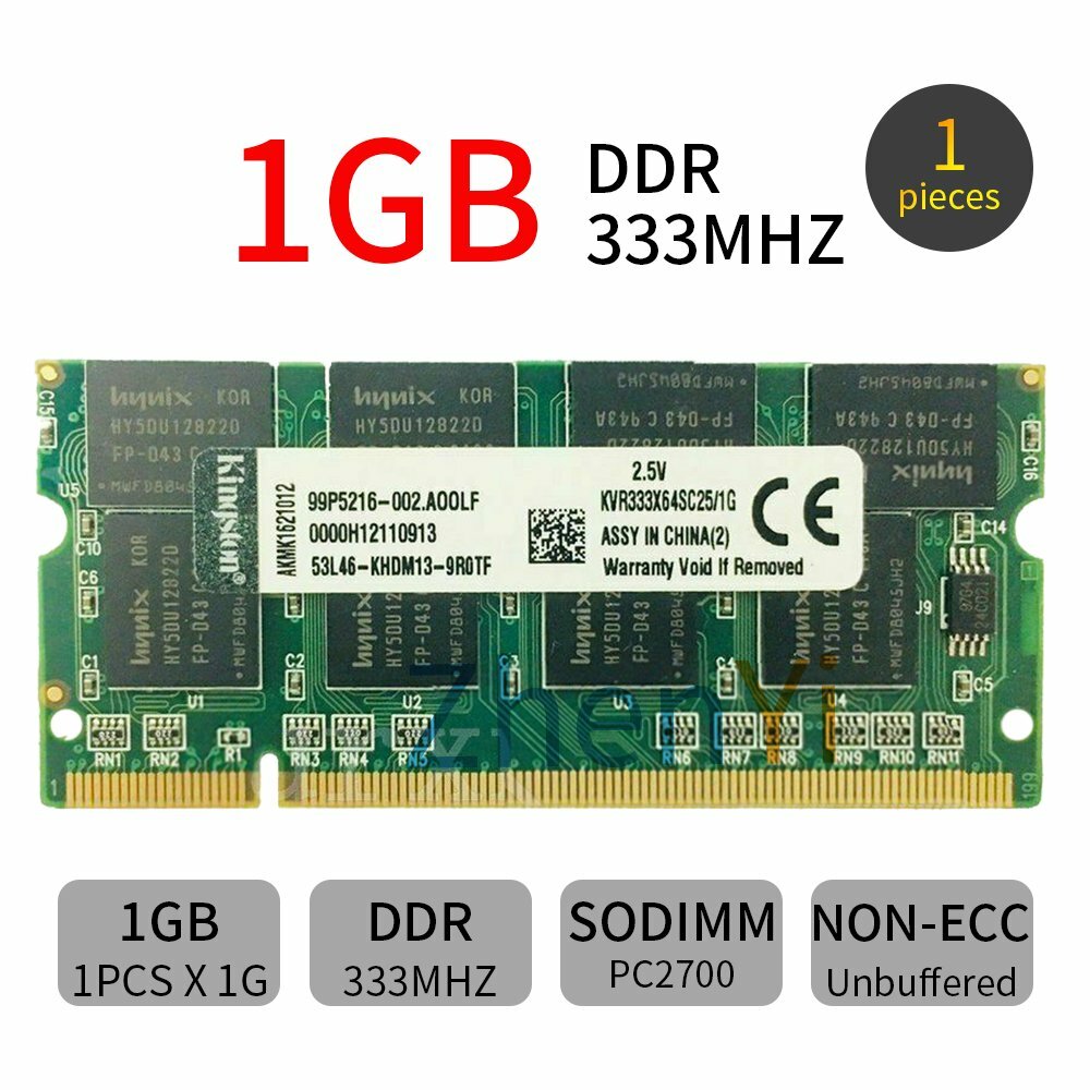 1GB HP-Compaq PC Tablet TC1100 / Thin Client T5725 Laptop/Notebook DDR1 RAM