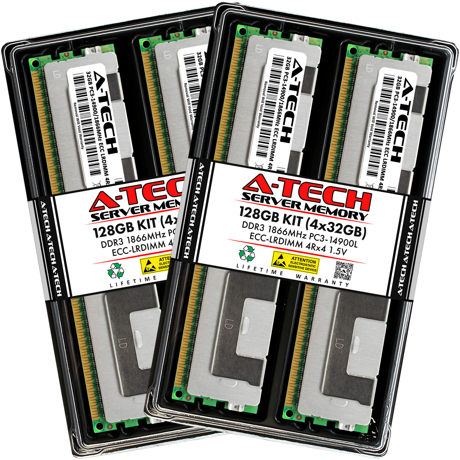 128GB 4x 32GB PC3-14900L LRDIMM ASUS Z9PA-D8C Z9PE-D8 WS Z9PH-D16/QDR Memory RAM