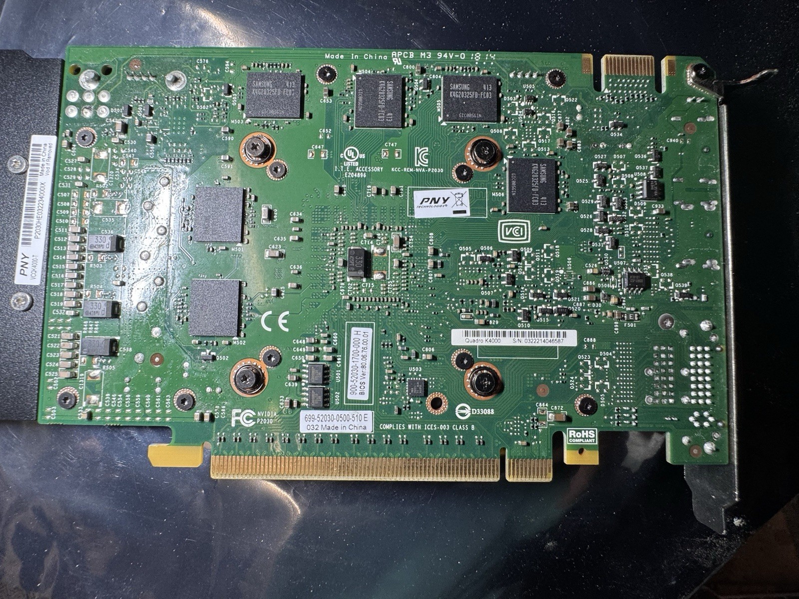 NVIDIA Quadro K4000 3 GB GDDR5 Video Card with 2 DisplayPorts and 1 DVI Port