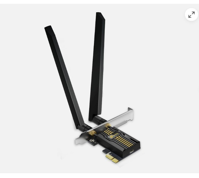 NEW TP-Link WiFi 7 BE6500 PCIe Card Archer TBE400E | Tri-Band Network Black