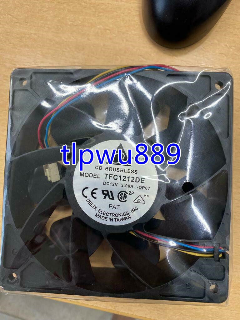 For Delta 120mm 5500rpm PWM TFC1212DE 3.9A 12V DC Fan S1 S2 S3 S4 #tlp