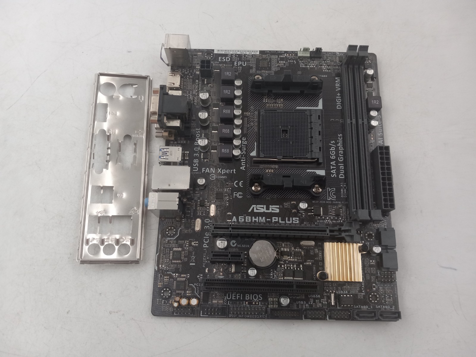 ASUS A68HM-PLUS SOCKET FM2+ MOTHERBOARD (MBB75)