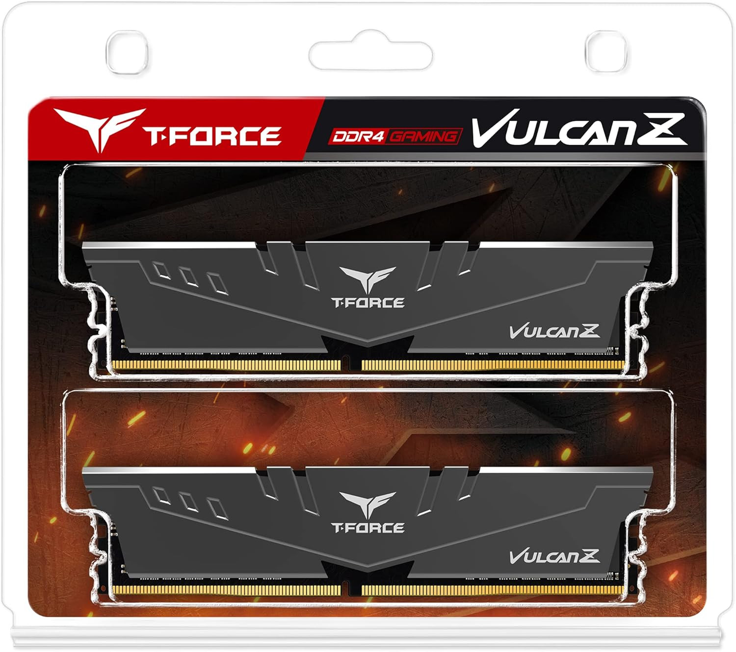 T-Force Vulcan Z DDR4 16GB Kit (2X8Gb) 3200Mhz (PC4-25600) CL16 Desktop Memory M