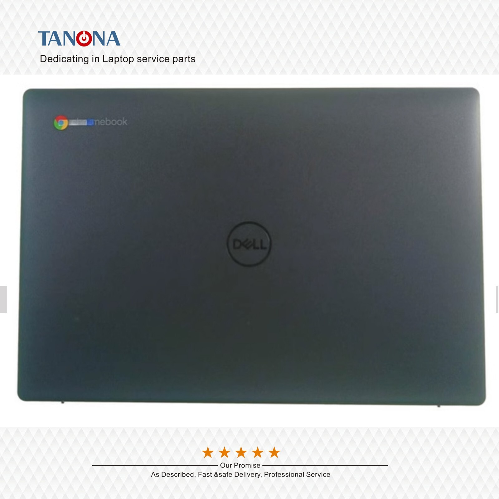 New G37V5 0G37V5 For Dell Latitude 3445 Chromebook LCD Rear Lid Top Back Cover