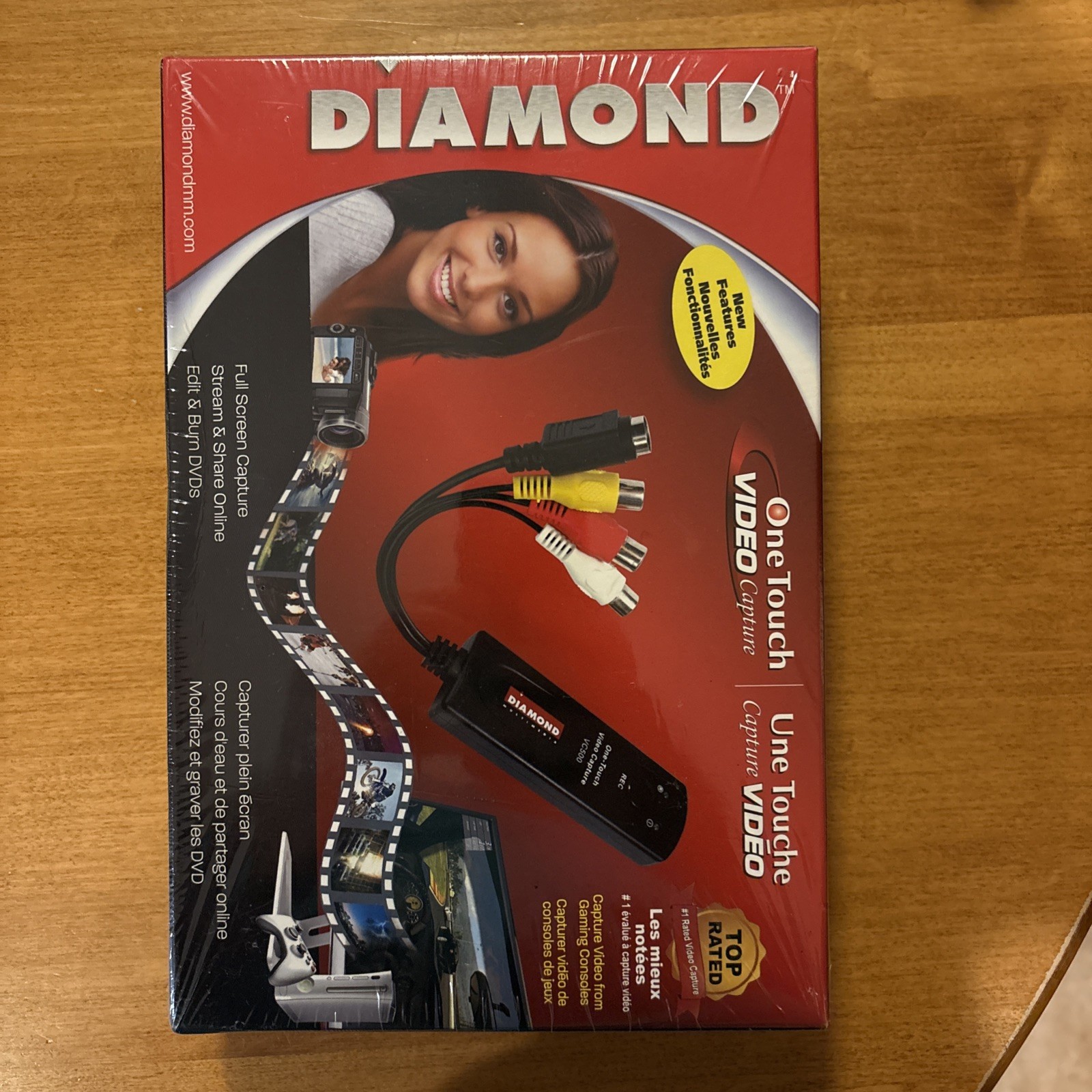 Diamond Multimedia VC500 One Touch Video Capture Device Brand New Sealed