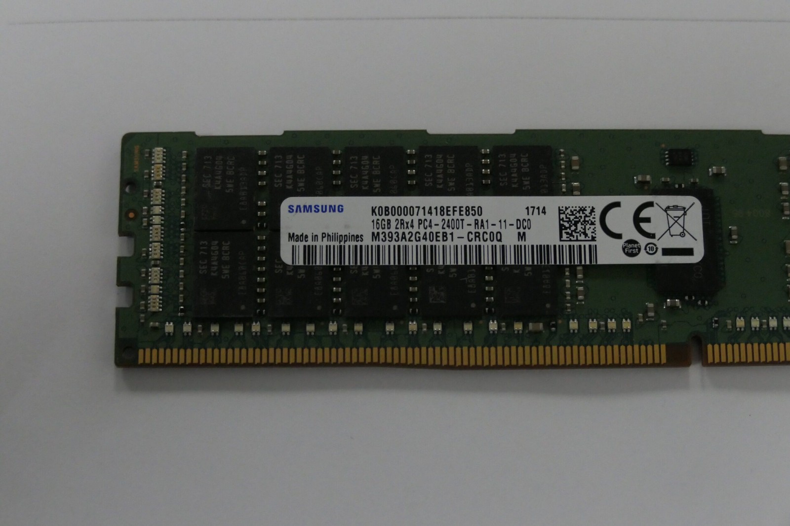 128GB = 8x 16GB 2Rx4 2400T Dell Poweredge R430 R630 R730 R830 ECC Server Memory