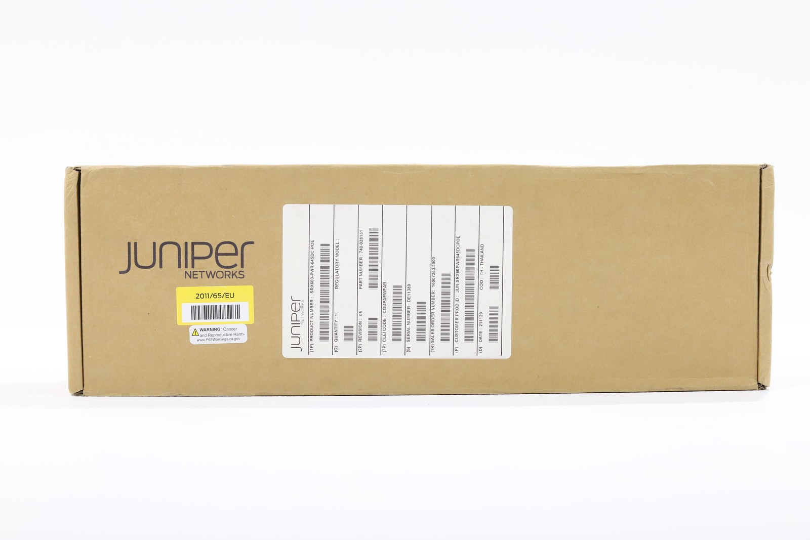 Juniper Networks EDPS-645BB 645W Power Supply For SRX550 P/N:740-028131 Open Box