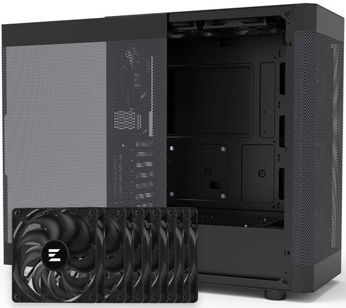 Zalman i4 Mid-Tower ATX, M-ATX, m-ITX PC Case – Black