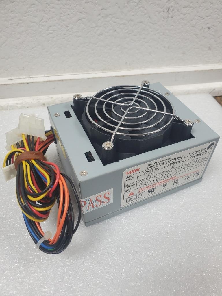 W46 ♻ NEW IN BOX, STAR TECH ATX POWER SUPPLY 145 Watt MICATXPOW145 ♻