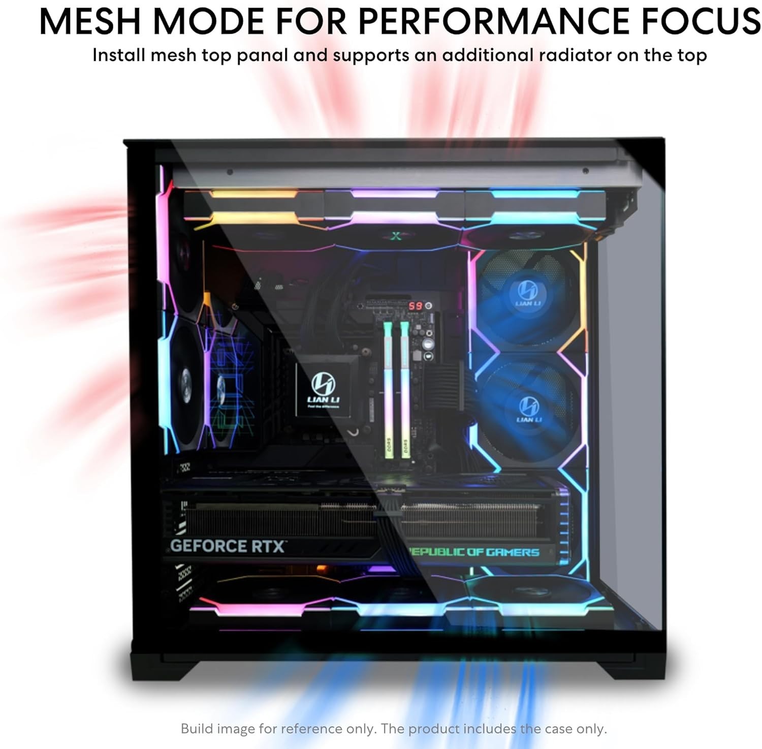 ATX Mid Tower Computer Case-Back Connect Support
