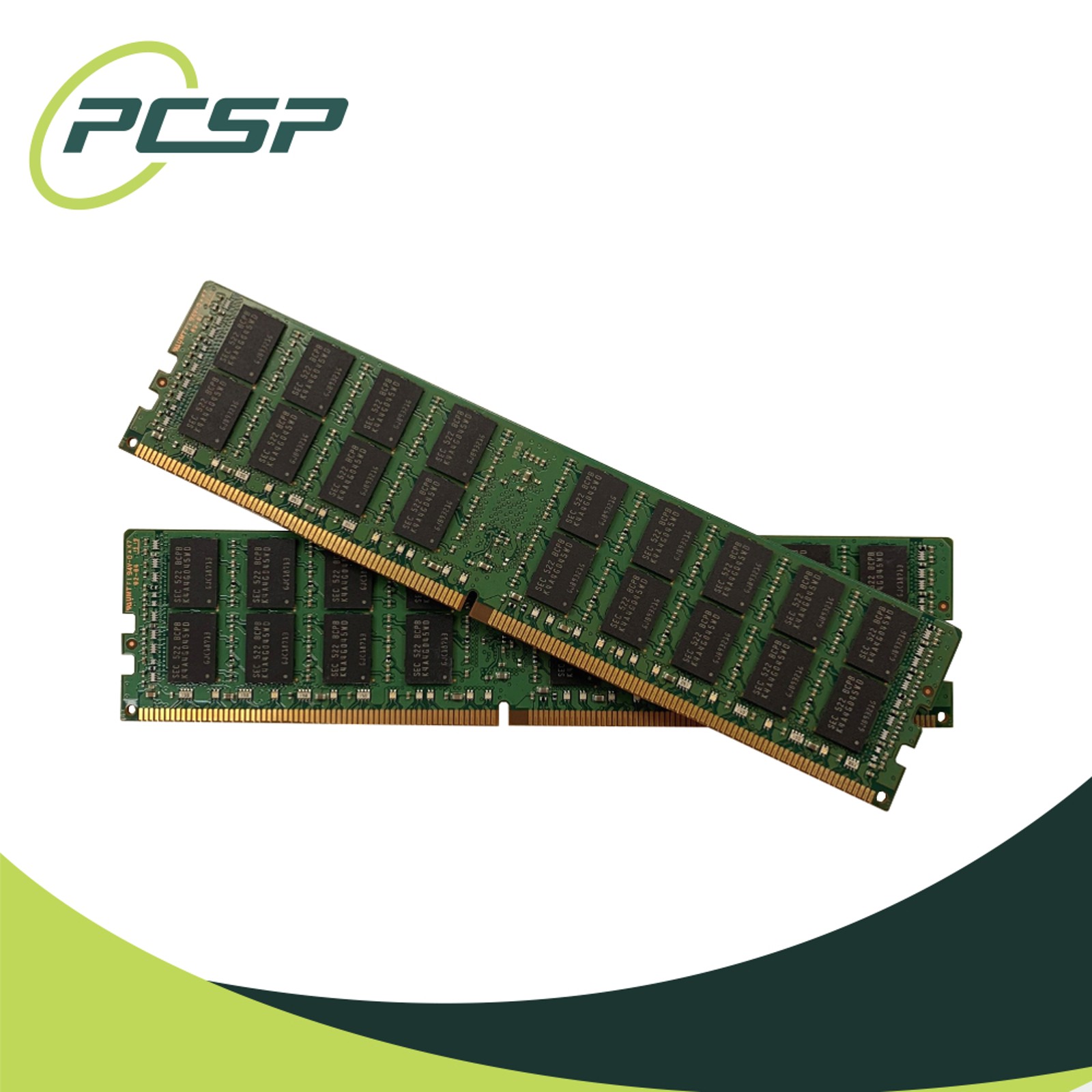 32GB RAM Kit Lot of 2 Micron 16GB PC4-2933Y-R 2Rx8 RDIMM MTA18ASF2G72PDZ-2G9