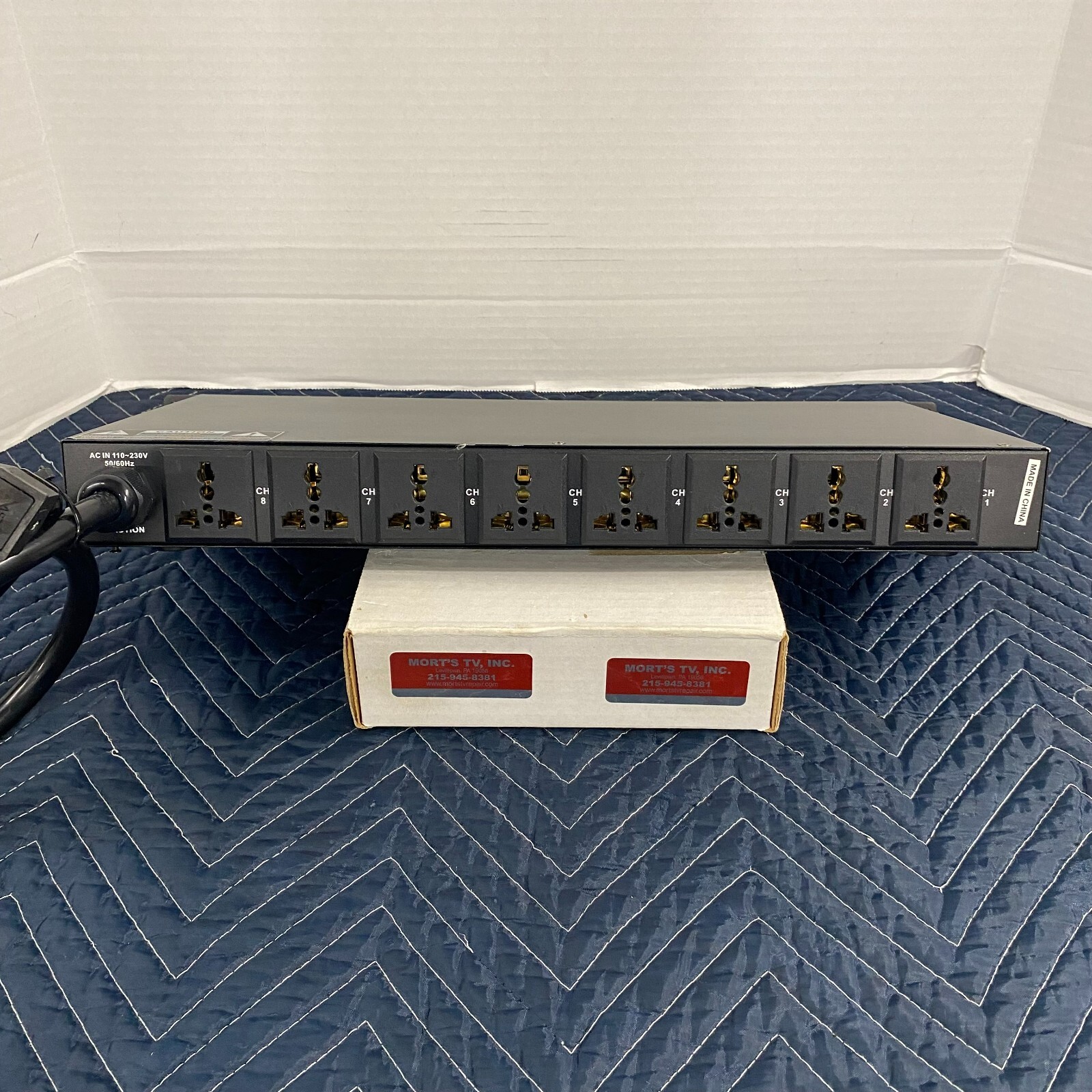 Pyle PCO875 13 Amp 2000W Rack Mount Power Sequence Controller