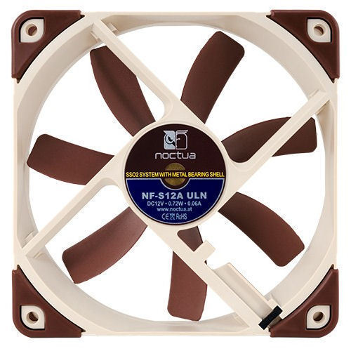 Noctua NF-S12A ULN 120x120x25mm Knobs Blade Tips 2-Speed SSO2 Bearing Fan