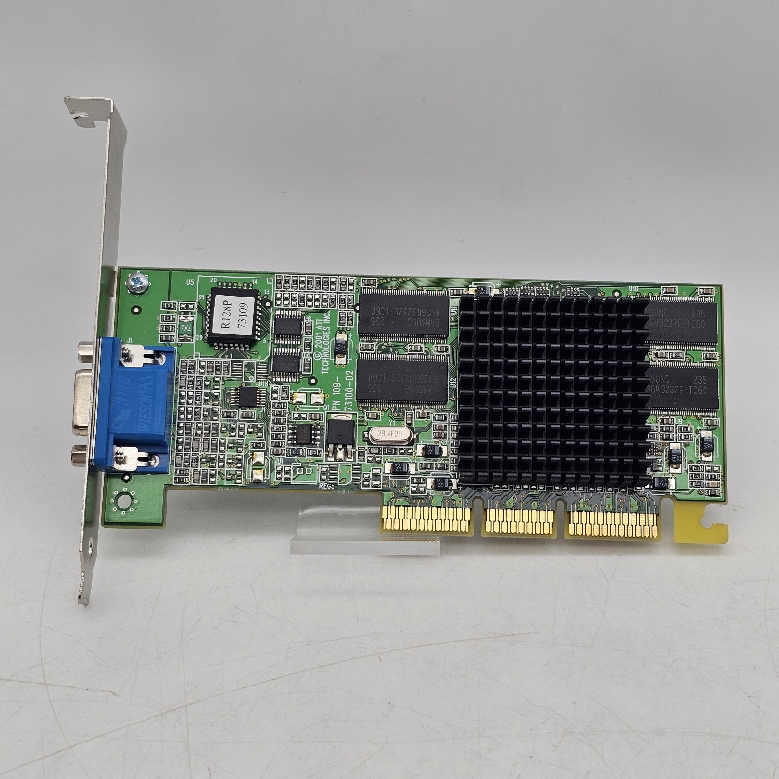 Vintage Retro ATI Rage 128 Ultra 32mb AGP Graphics VGA Video Card GPU 1027311602
