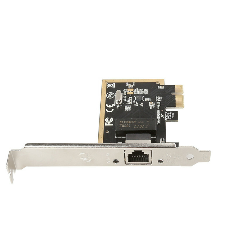 PCI Express PCIe 1X 1Gigabit Lan Card Realtek RTL8111H Ethernet Network Adapator
