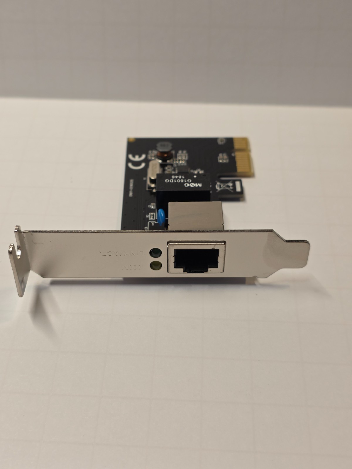 1-Port RJ45 PCI Express Network Card Low Profile 10/100/1000Mbps-New