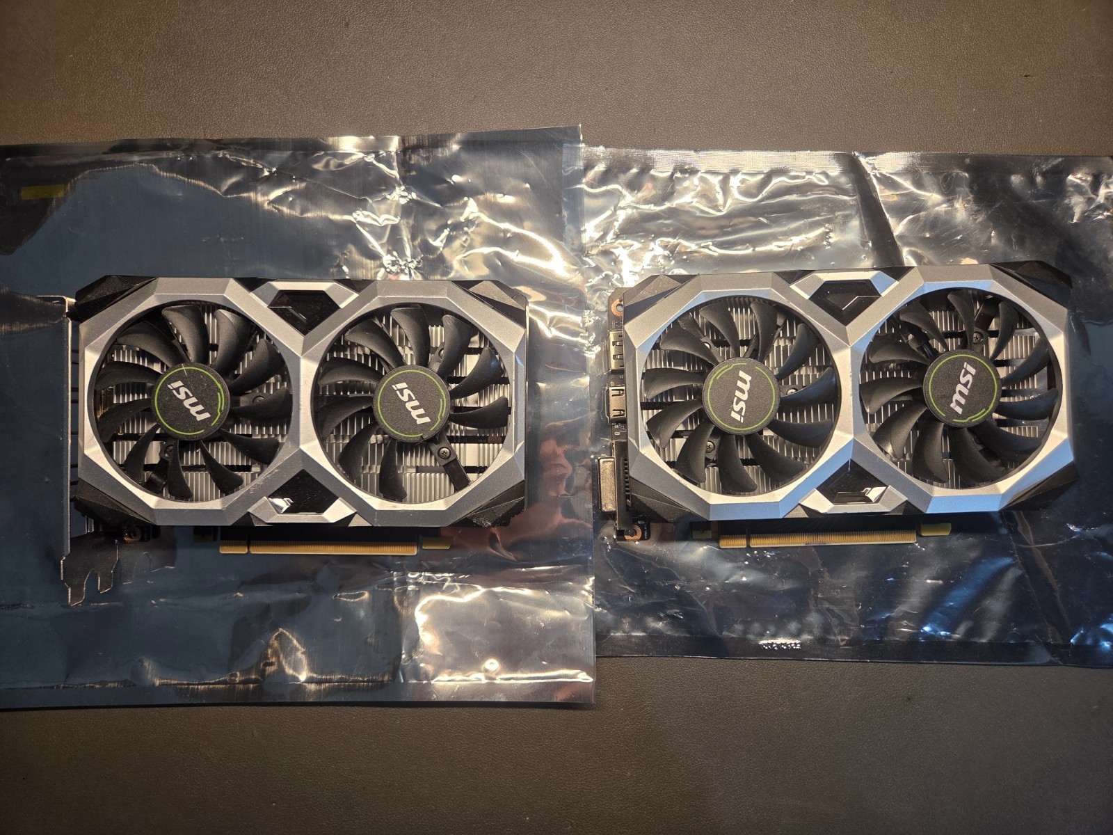 FOR PARTS – Lot of Two (2) MSI GeForce GTX 1650 VENTUS XS OC 4GB GPU