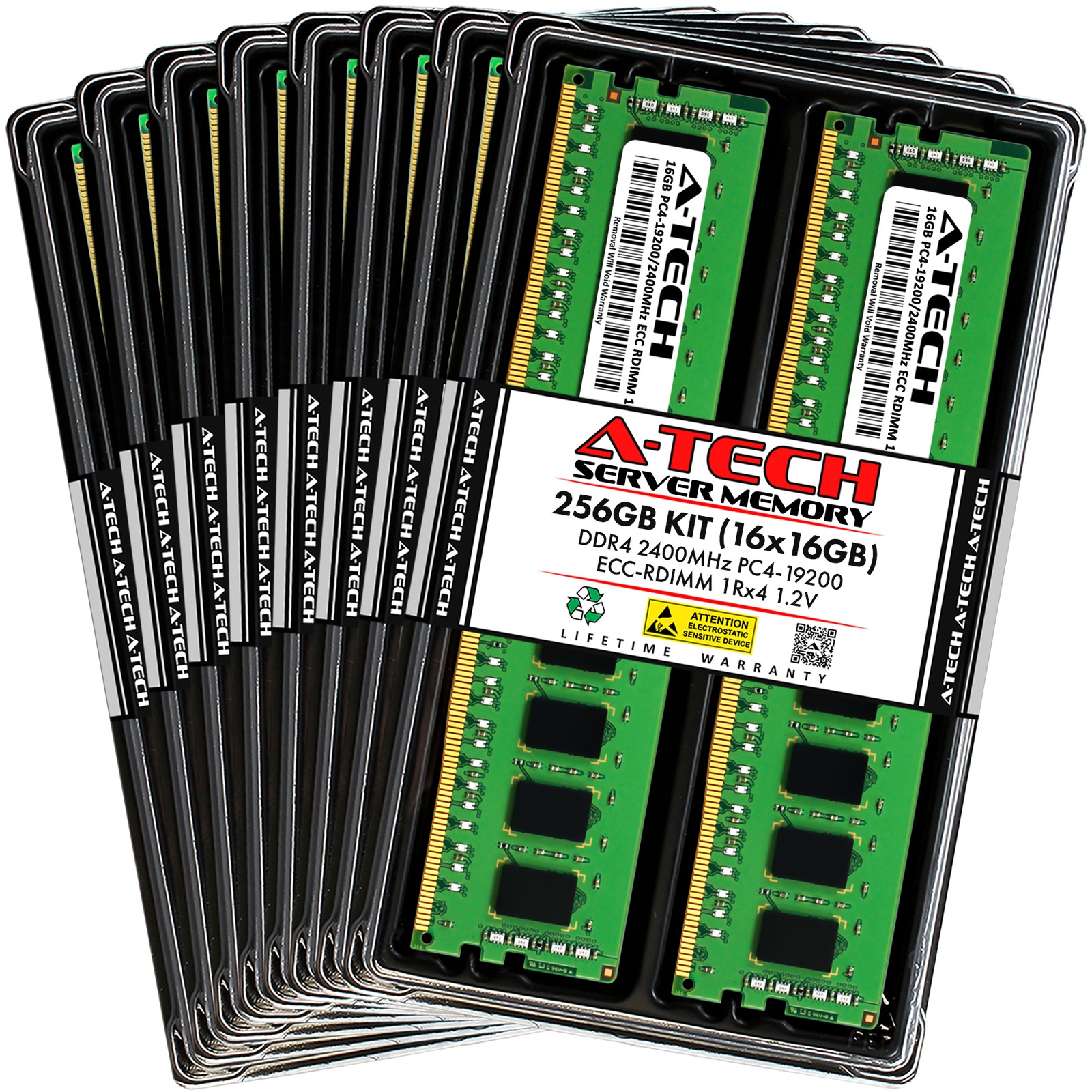 256GB 16x 16GB PC4-2400 RDIMM Synology High Density HD6500 Memory RAM