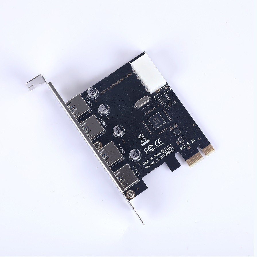 3.0 PCI-E to USB Expansion Built-in desktop 4-port high-speed 3.0USB