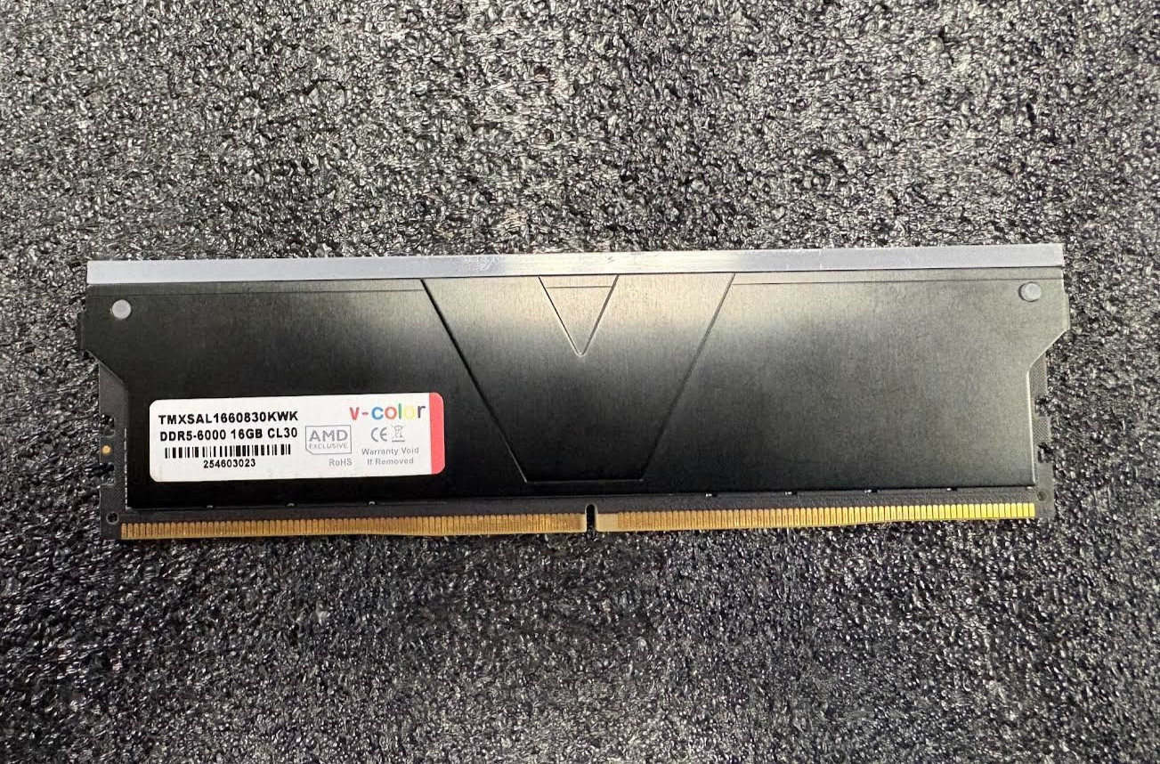 V-Color DDR5 XSKY 16GB(16GBx1) 6000MHz (AMD EXCLUSIVE) – Desktop Memory -USED