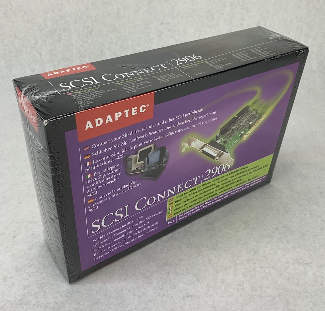 Adaptec SCSI Connect 2906 SCSI Controller Card