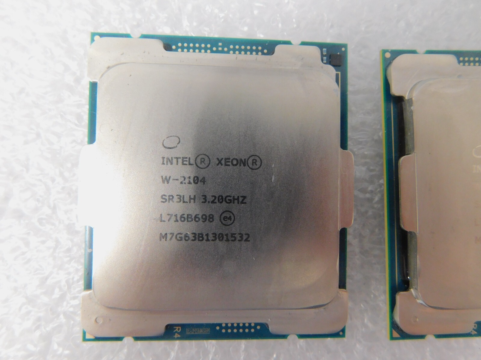 Lot of 2x Intel Xeon W-2104 SR3LH 3.2Ghz Quad Core 8.25M Server Processor CPU