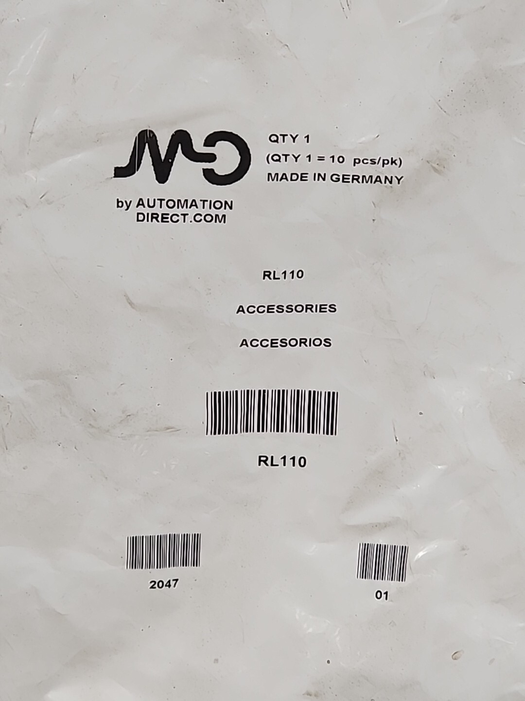 NEW BAG OF 8 AUTOMATION DIRECT RL110 REFLECTOR 84MM