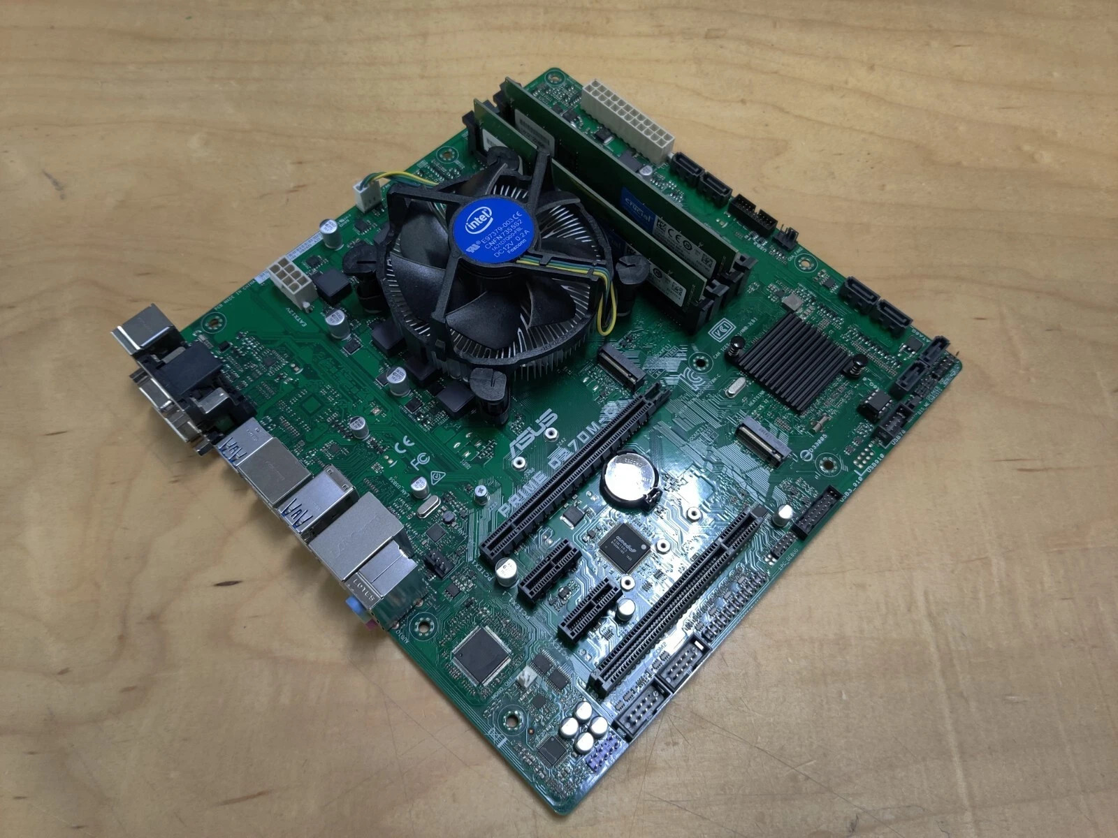 COMBO ASUS Prime Q270M-C MOTHERBOARD LGA 1151 + i3-6100 CPU + 8GB DDR4