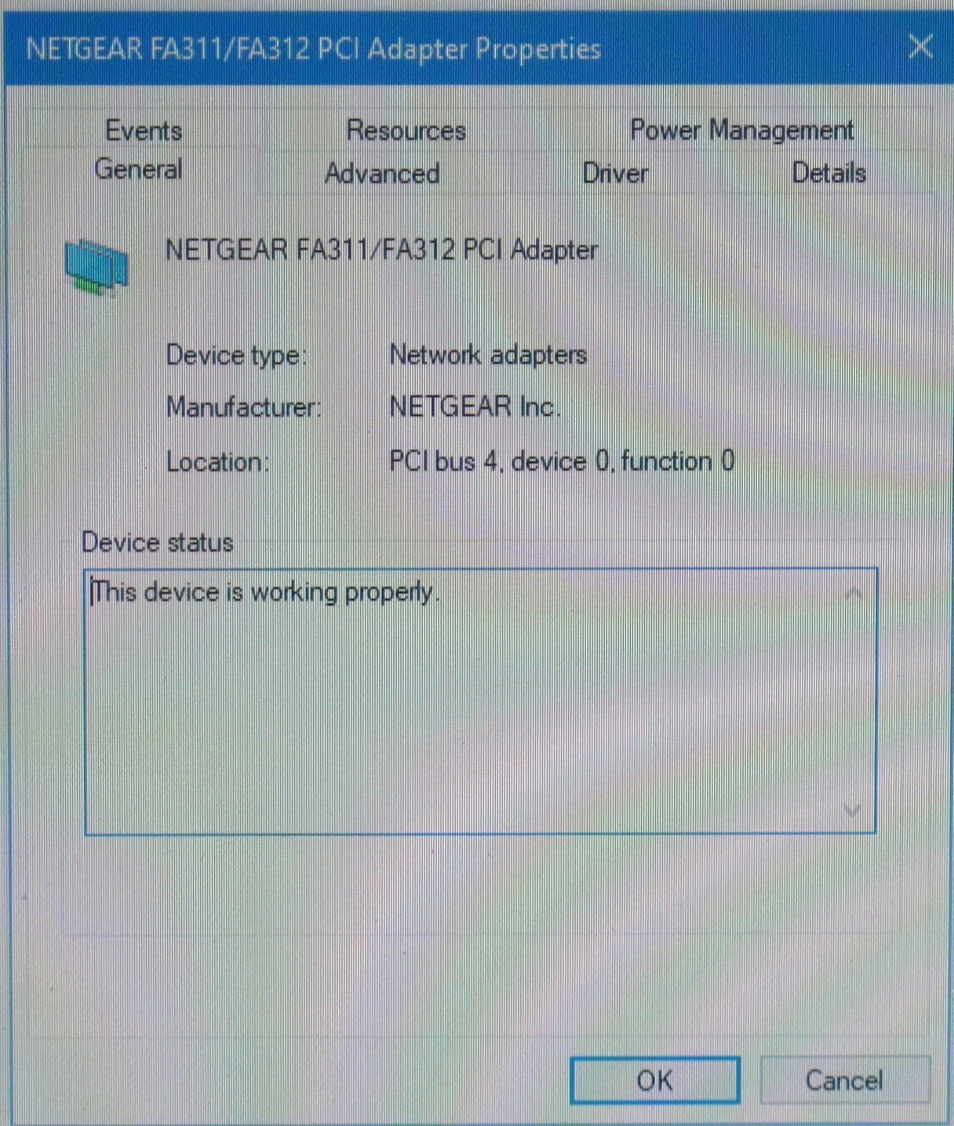 NETGEAR FA311 32-bit 10/100 Mbps Fast Ethernet PCI Adapter Card ✅ 🆗 Windows 10