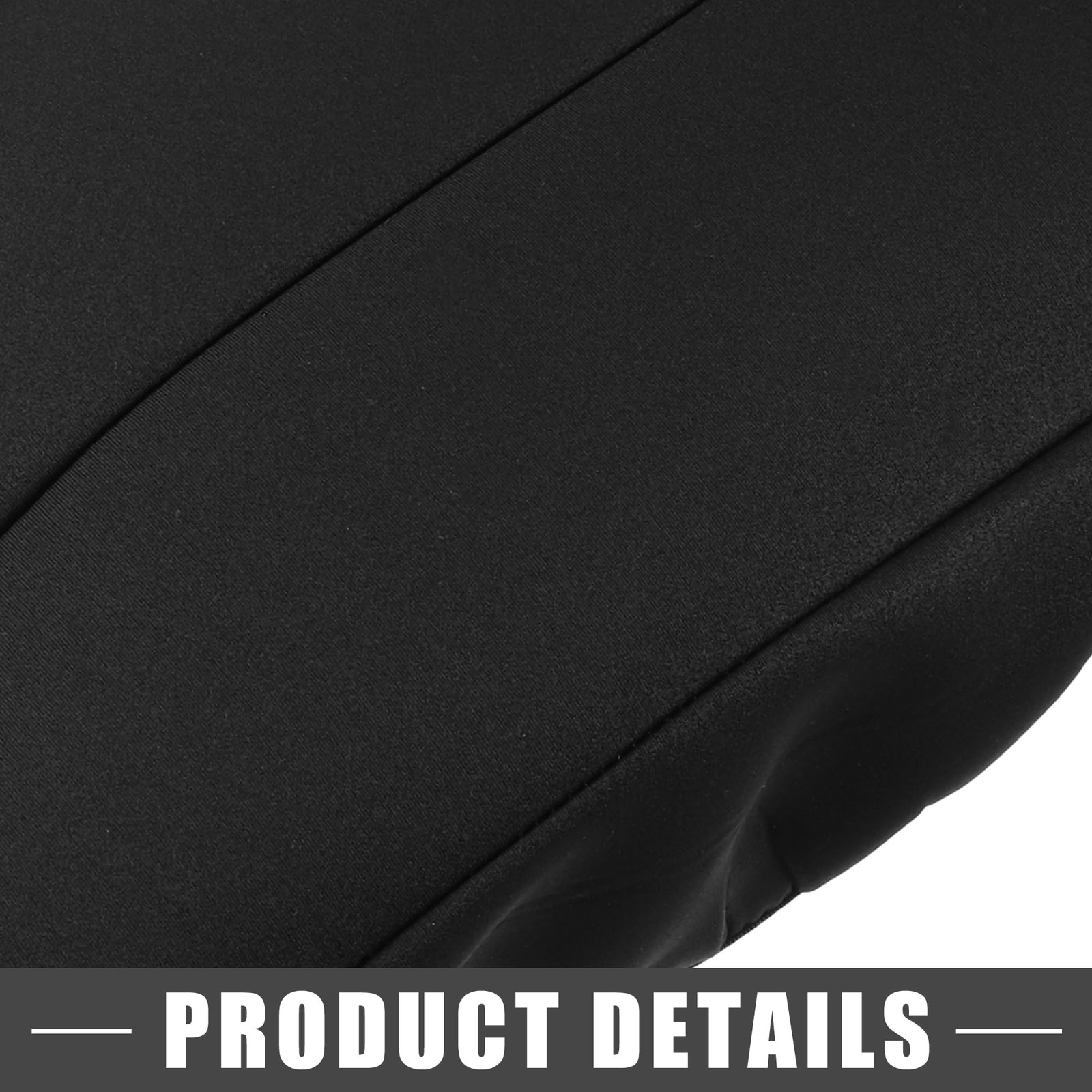 A ABSOPRO Car Center Console Seat Armrest Cover Interior 13.39″x8.07″, Black