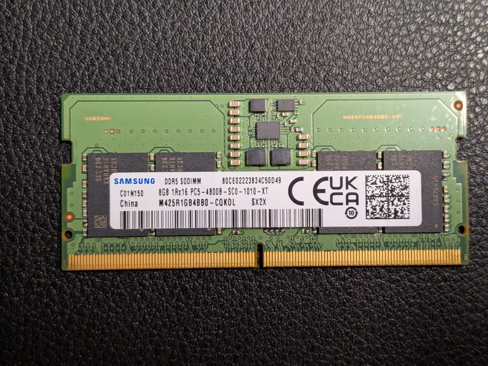 Samsung 8GB PC5-38400 DDR5-4800 Memory – M323R1GB4BB0-CQK