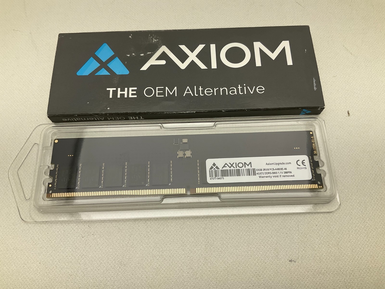 Axiom Memory – AX55600E46D/32G – Axiom 32GB DDR5 SDRAM Memory Module – 32 GB –