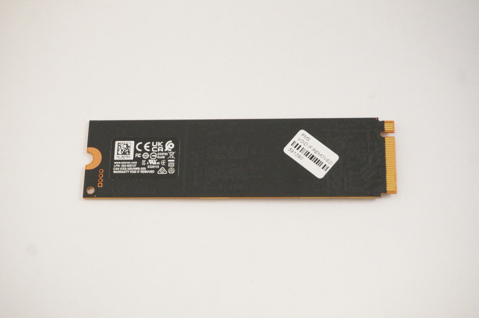 MTFDKBA512QGN Micron 512GB PCIe NVMe Gen 4×4 M.2 2280 SSD Drive UX3407QA-X1P512
